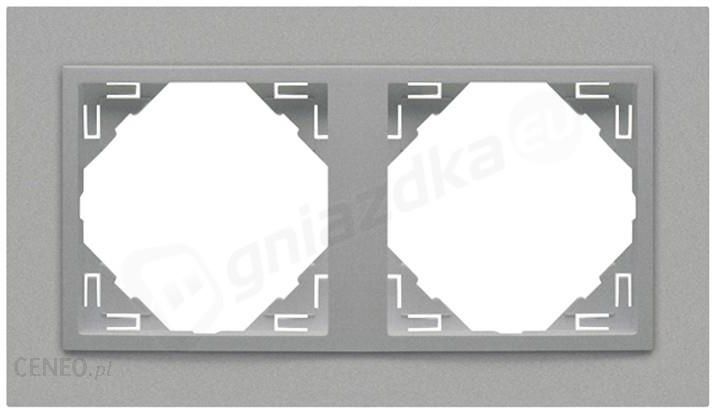i-efapel-ramka-2-podwojna-logus90-animato-aluminium-aluminium-90920aa