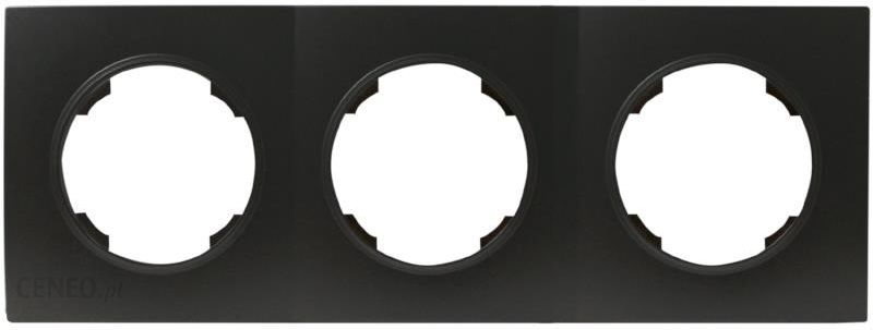 i-electromalt-ramka-potrojna-plastikowa-czarna-ova1003b