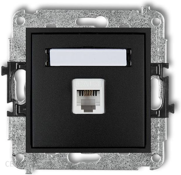 i-karlik-mechanizm-gniazda-telefonicznego-pojedynczego-1xrj11-czarny-mat-mini-12mgt1
