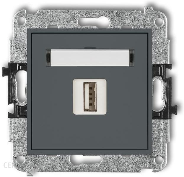 i-karlik-mechanizm-ladowarki-usb-pojedynczej-5v-1a-grafitowy-mat-28mcusb-1
